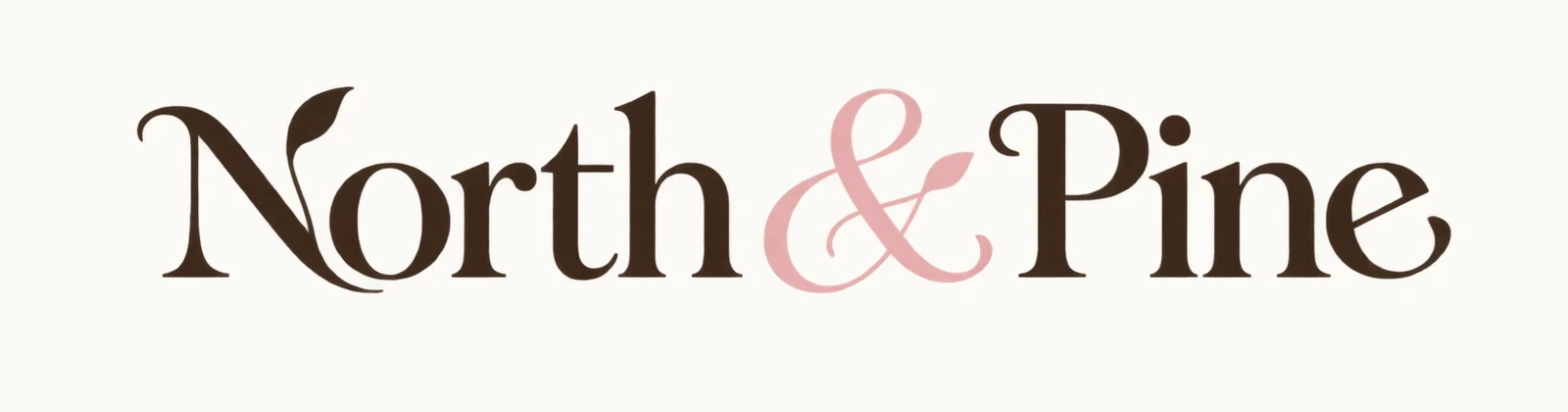 Modern North and Pine wordmark proposal